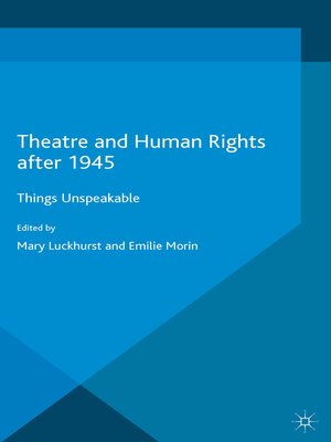 cover image of Theatre and Human Rights after 1945